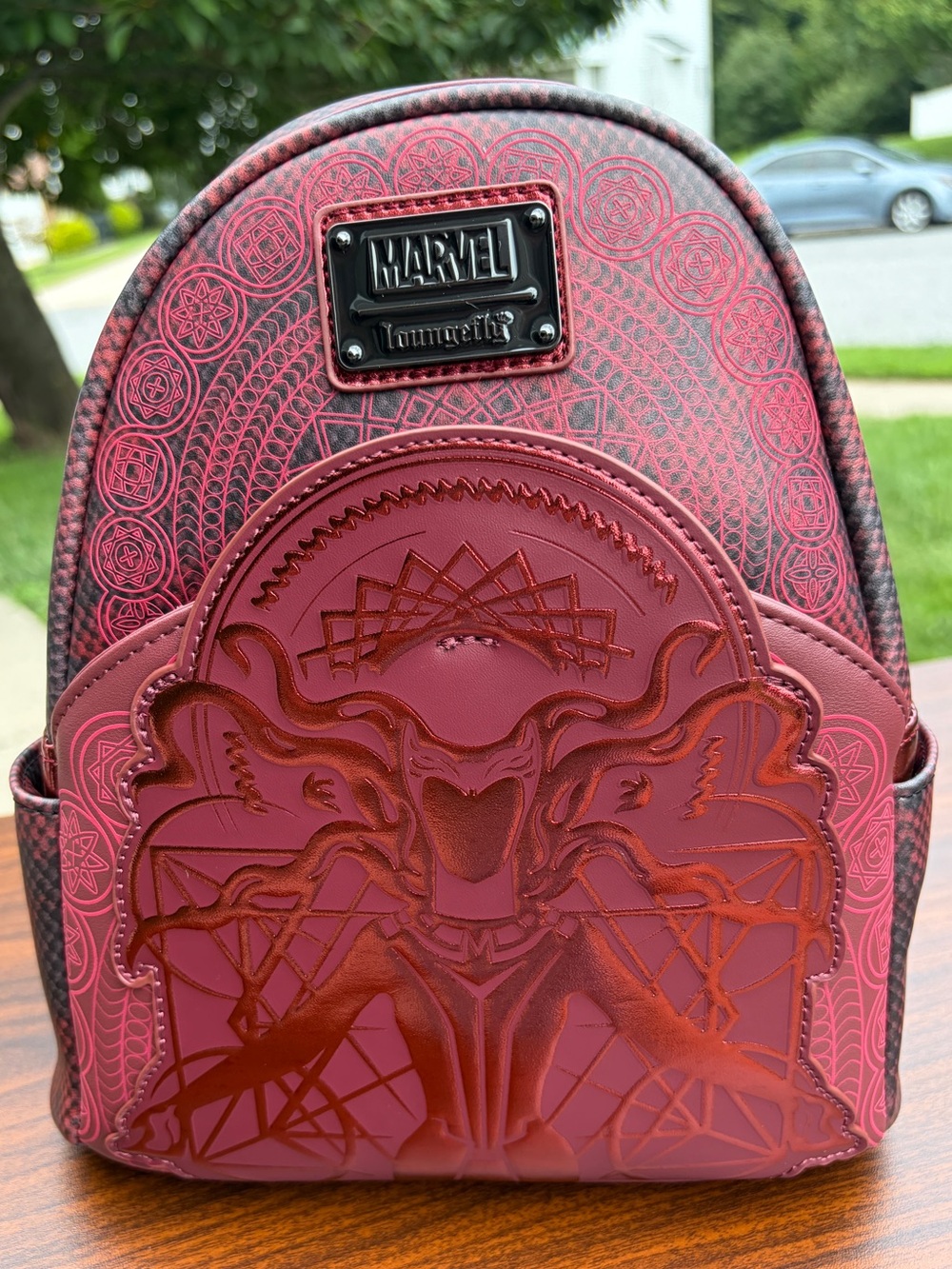 Loungefly Marvel Scarlet Witch Wanda Cosplay Mini Backpack NWT